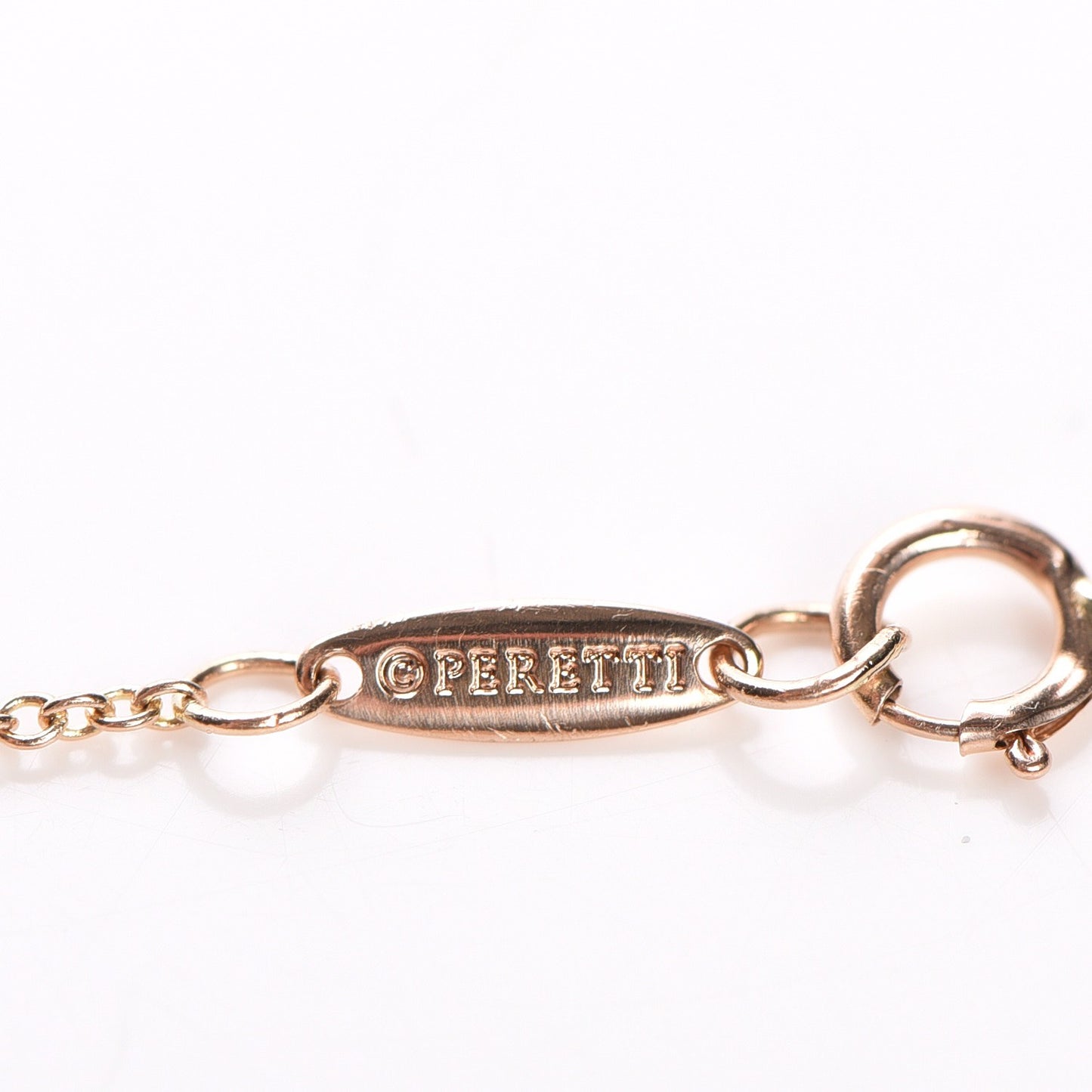 18K Rose Gold Diamond .09ctw Elsa Peretti Diamonds by the Yard Bracelet