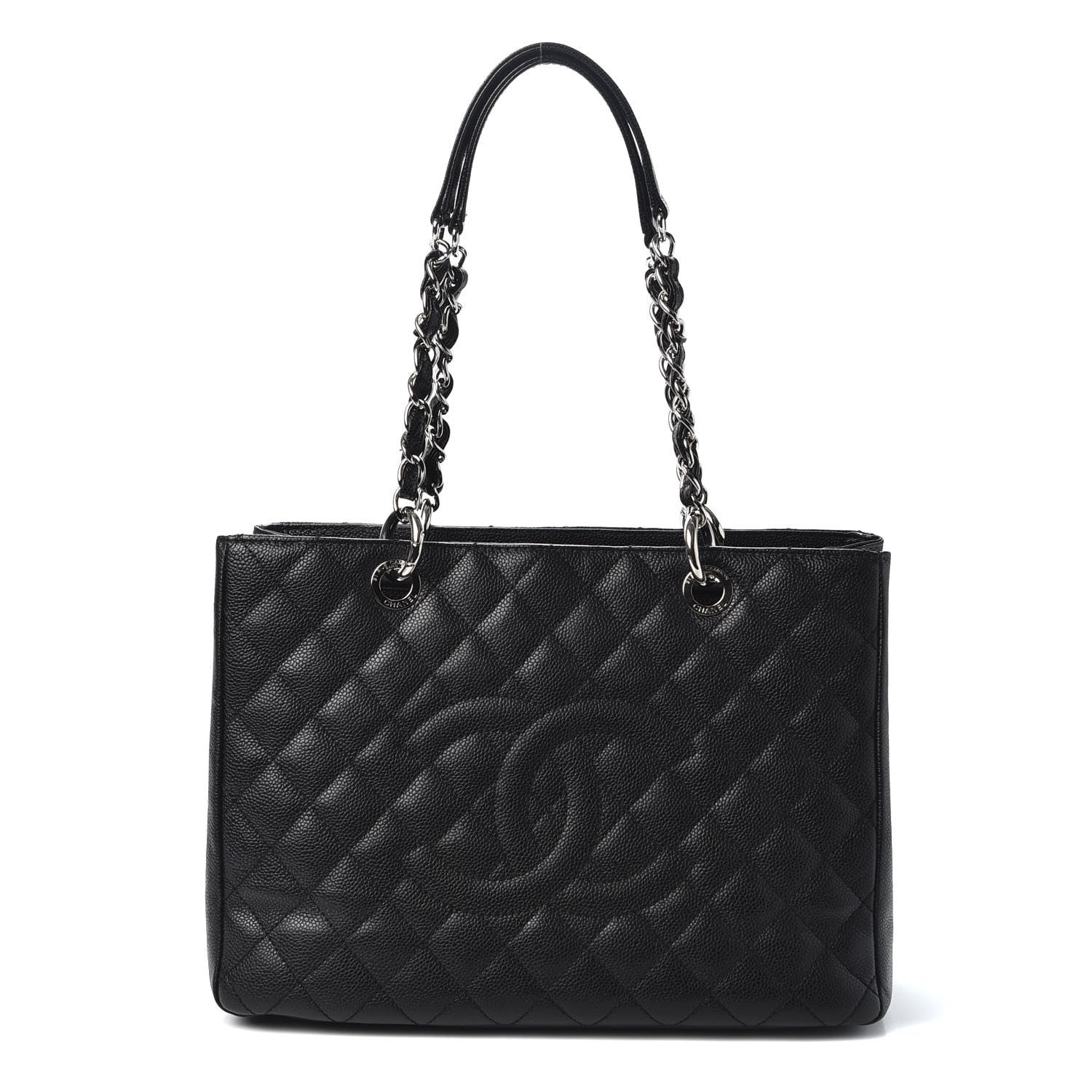 Chanel Caviar Quilted Grand Shopping Tote GST Black 1 of 9