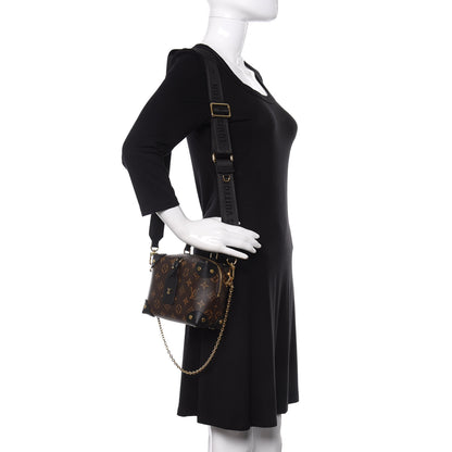 Louis Vuitton Monogram Petite Malle Souple Black 2 of 10