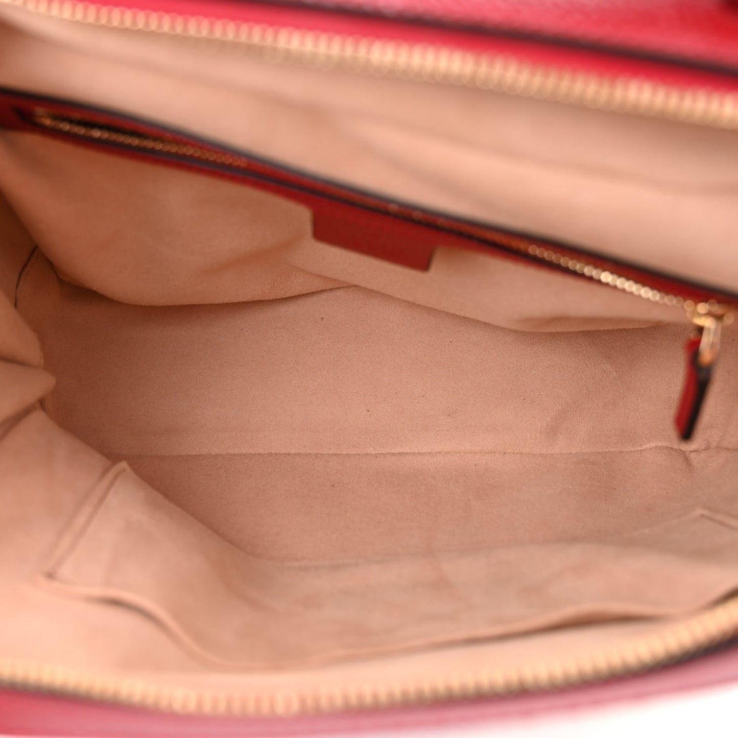 GG Supreme Monogram Flora Web Small Ophidia Top Handle Shoulder Bag Hibiscus Red