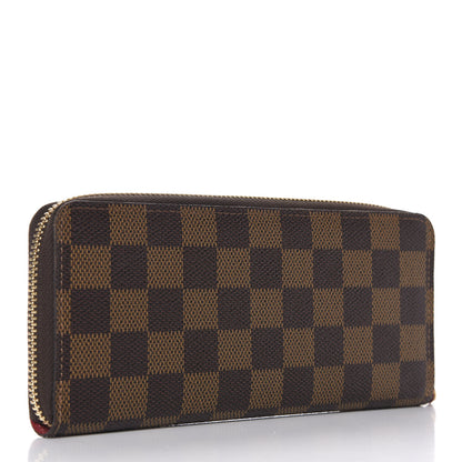 Louis Vuitton Damier Ebene Clemence Wallet Cherry 3 of 7