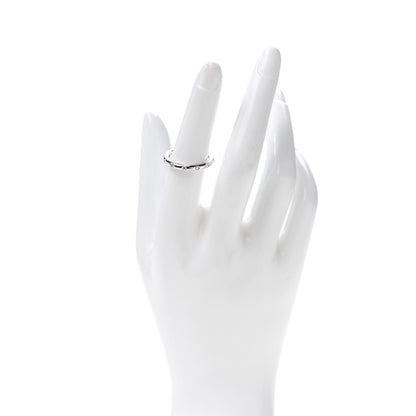 Tiffany Platinum Diamond Bezet Band Ring 53 6.5 2 of 5