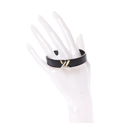 Louis Vuitton Epi Twist It Bracelet 19 Black 2 of 9