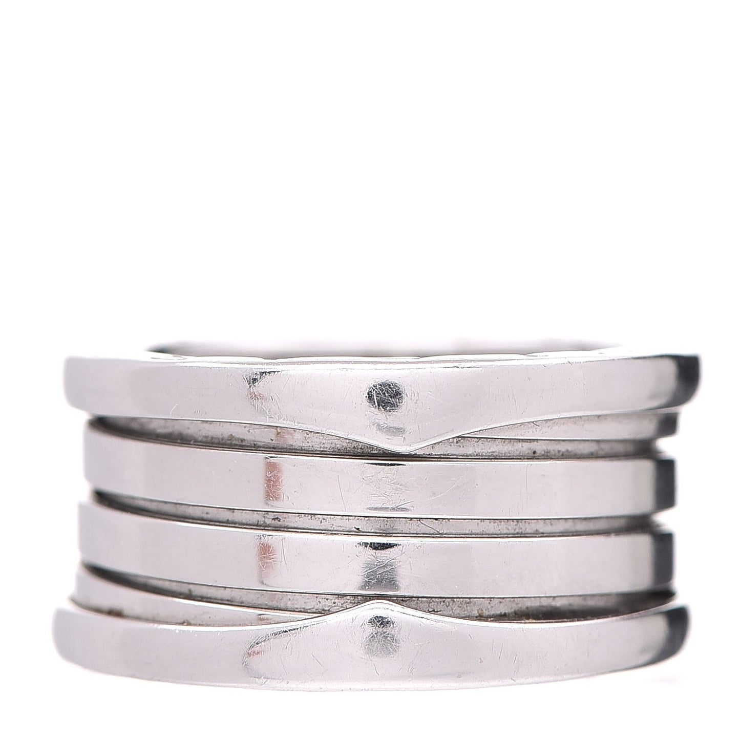 18K White Gold B.Zero1 4 Band Ring 52 6