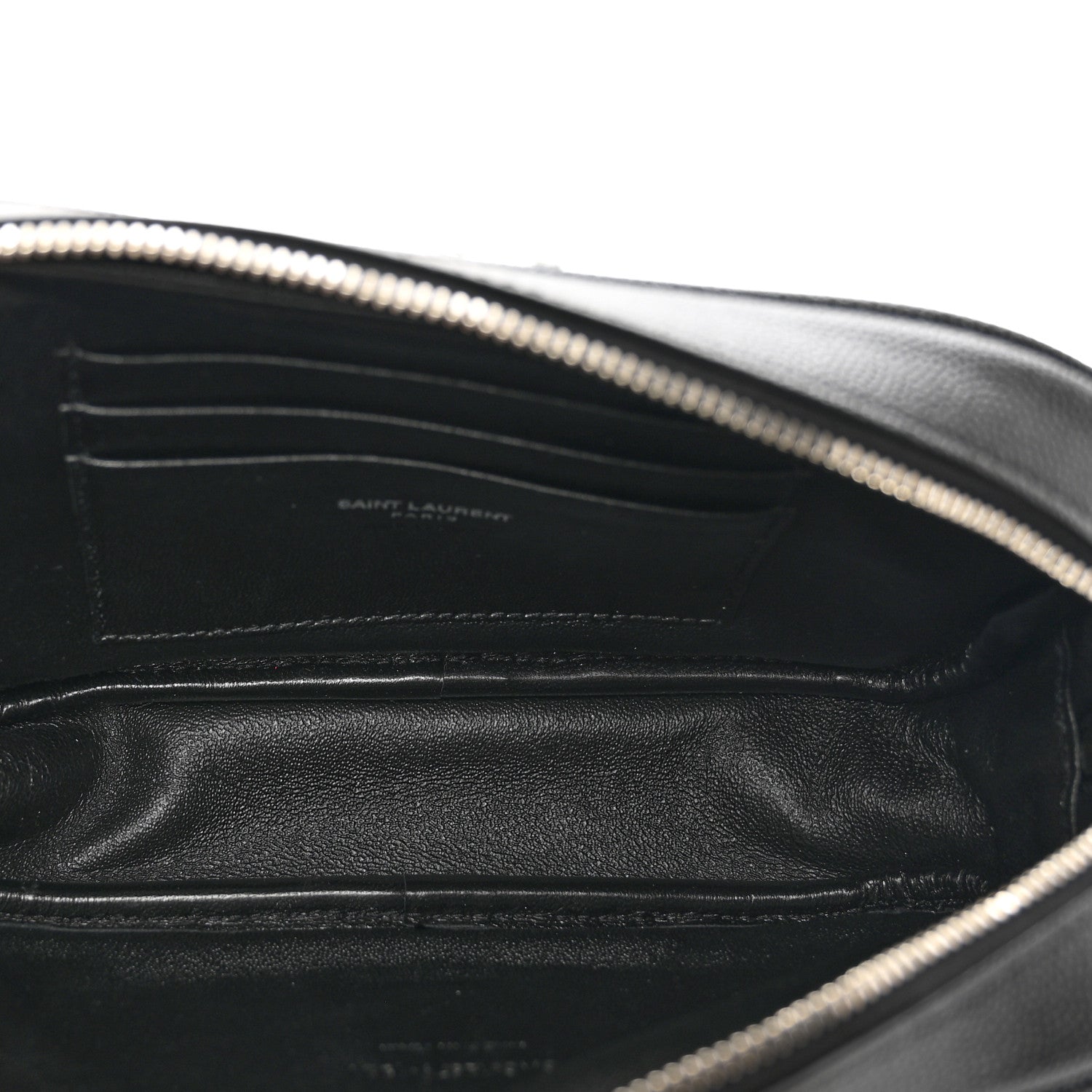 Saint Laurent Grain De Poudre Matelasse Monogram Mini Lou Camera Bag Black 5 of 10