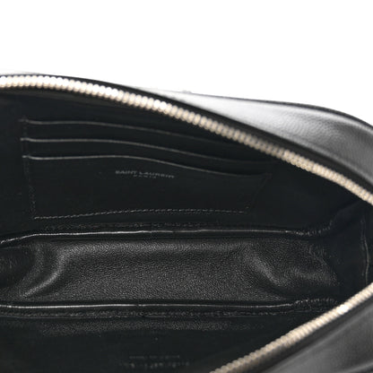 Saint Laurent Grain De Poudre Matelasse Monogram Mini Lou Camera Bag Black 5 of 10