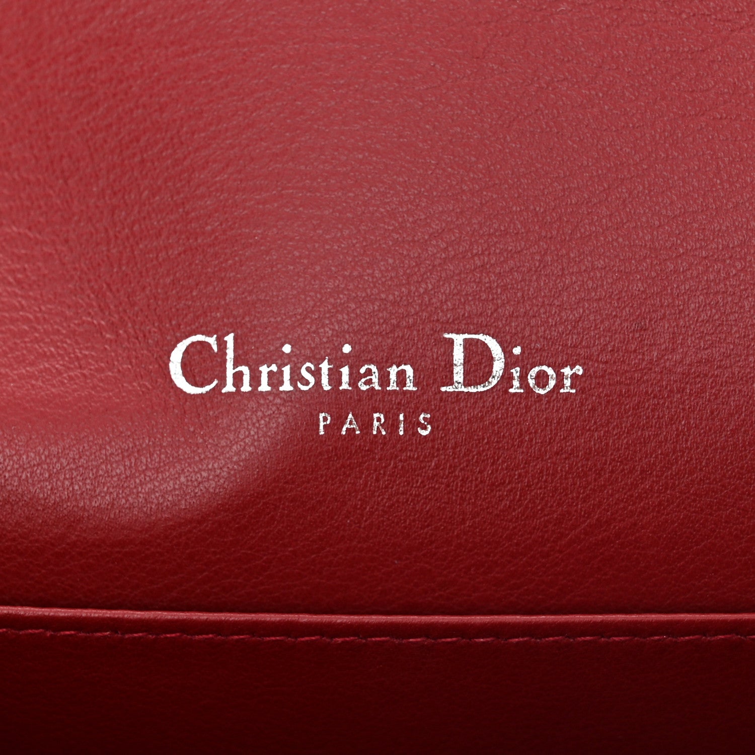 Christian Dior Patent Cannage Lady Dior Clutch Rouge Ceris 7 of 13