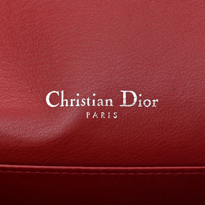 Christian Dior Patent Cannage Lady Dior Clutch Rouge Ceris 7 of 13