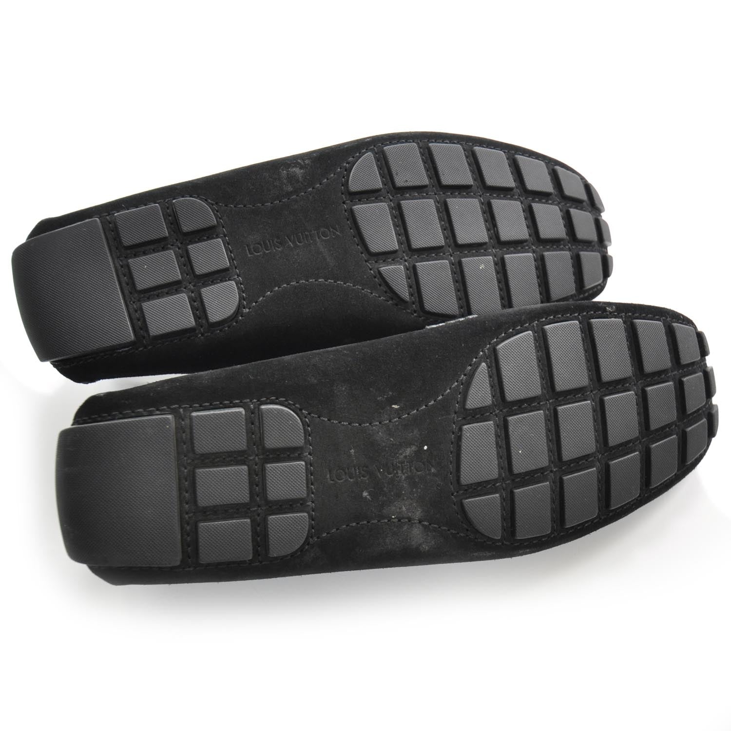 Louis Vuitton Suede Monte Carlo Loafers 8.5 Black 5 of 9