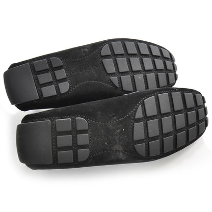 Louis Vuitton Suede Monte Carlo Loafers 8.5 Black 5 of 9