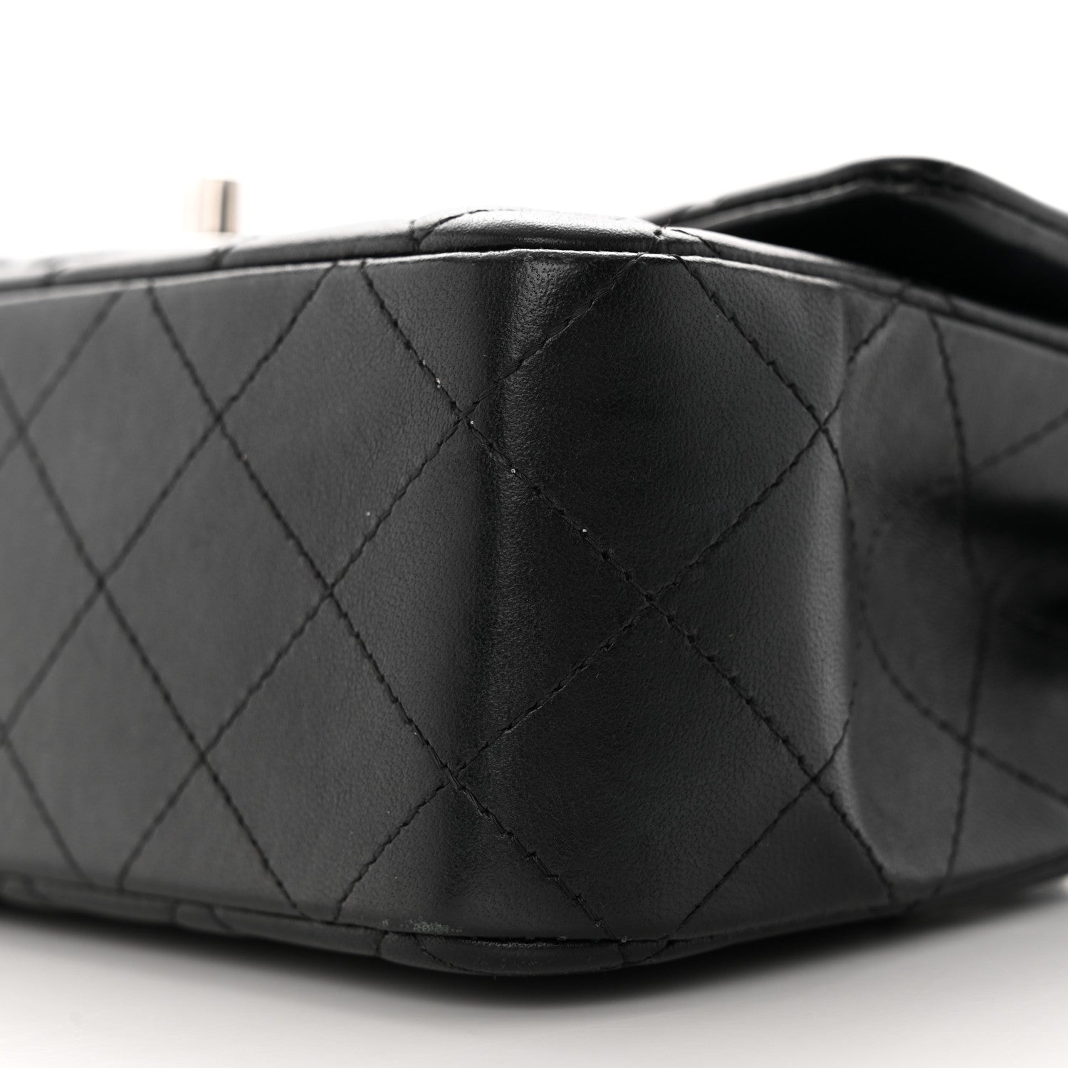 Chanel Lambskin Quilted Mini Rectangular Flap Black 10 of 16
