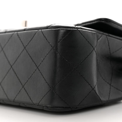Chanel Lambskin Quilted Mini Rectangular Flap Black 10 of 16