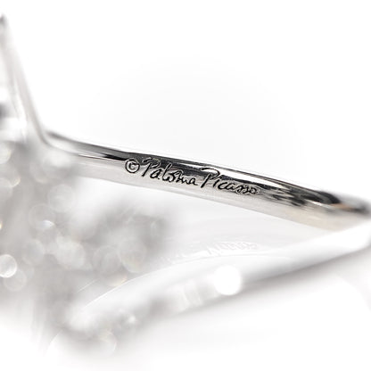 Tiffany 18K White Gold Diamond Paloma's Graffiti Love Ring 47 4 4 of 6