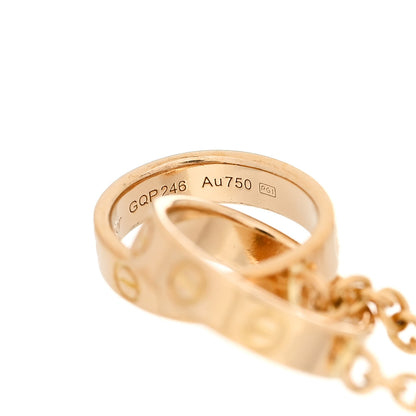 Cartier 18K Yellow Gold Interlocking LOVE Bracelet 4 of 5
