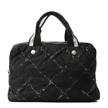 Chanel Nylon Travel Duffel Bag Black 1 of 9