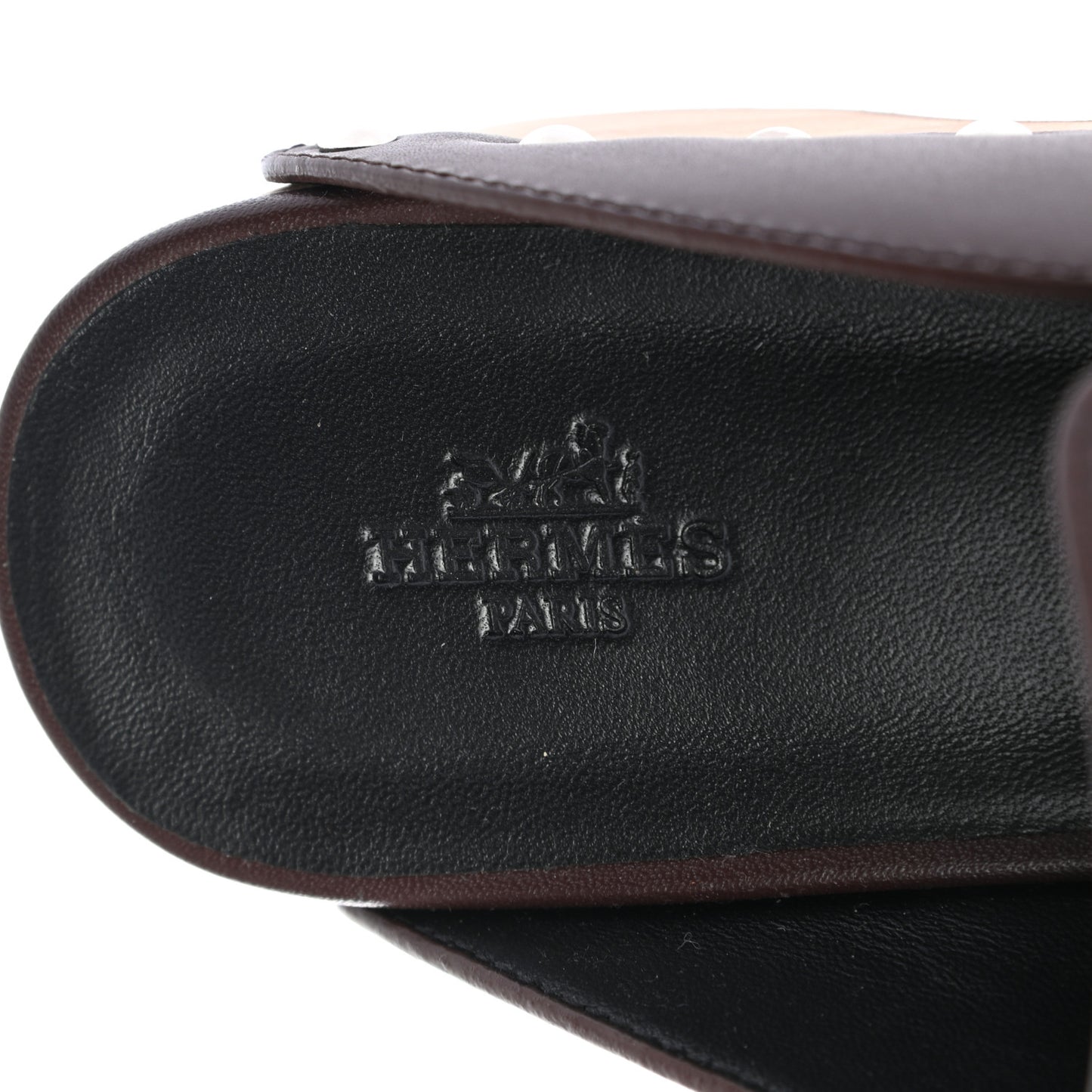 Calfskin Calya Mules 38 Cafe