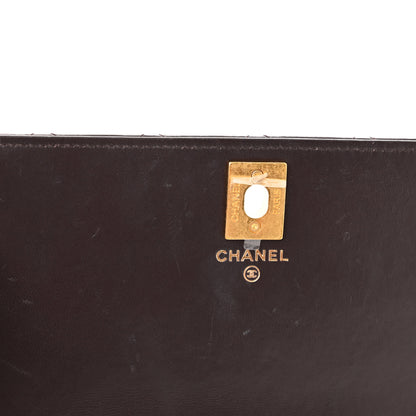 Chanel Lambskin Quilted Pillow Crush Wallet On Chain WOC Dark Brown 10 of 11