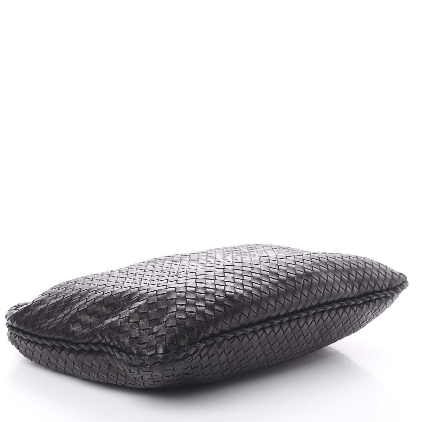 Nappa Intrecciato Large Veneta Hobo Black