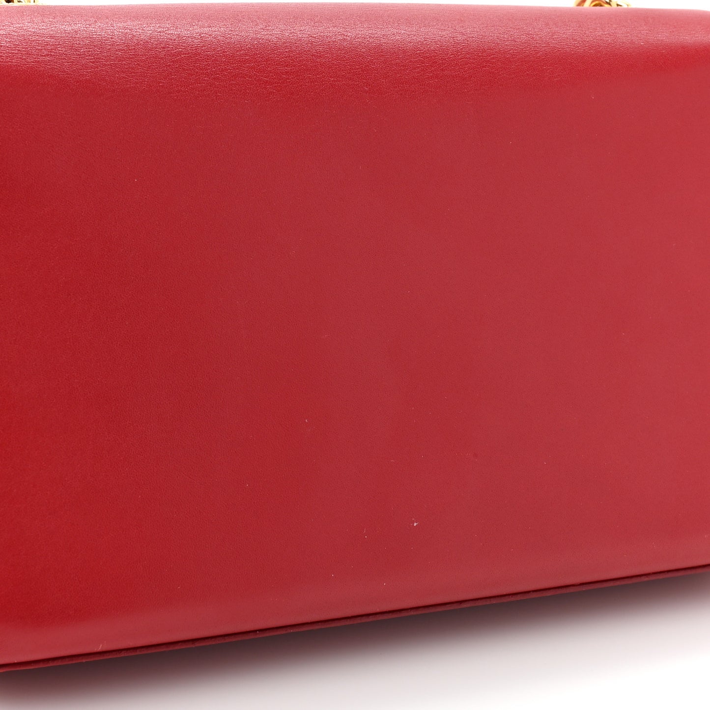 Calfskin Small Classic Monogram Kate Tassel Satchel Red