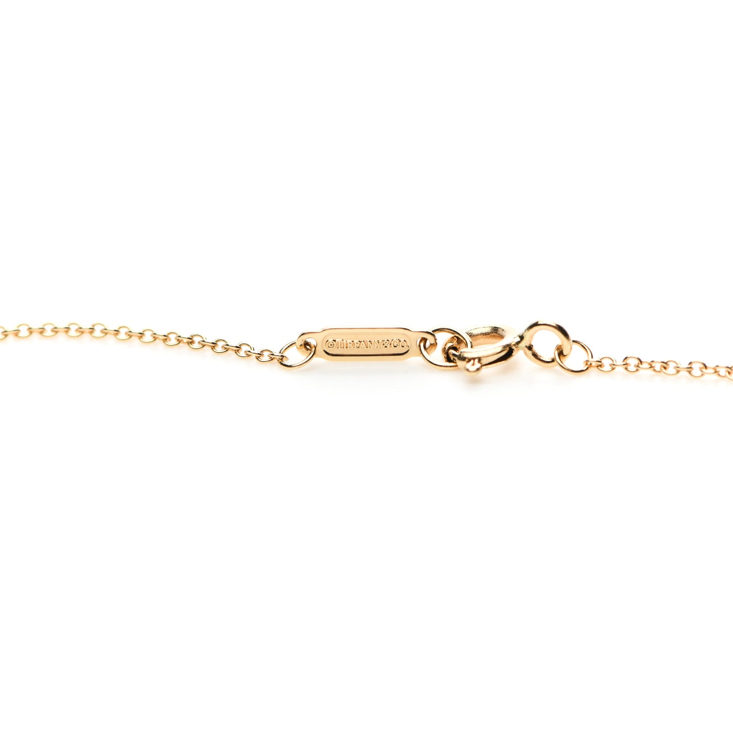 Tiffany 18K Yellow Gold Platinum Diamond Cruciform Cross Pendant Necklace 4 of 5