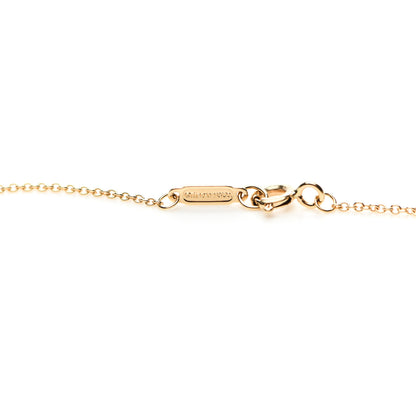 Tiffany 18K Yellow Gold Platinum Diamond Cruciform Cross Pendant Necklace 4 of 5