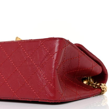 Chanel Aged Calfskin Quilted 2.55 Reissue Mini Flap Red 9 of 9
