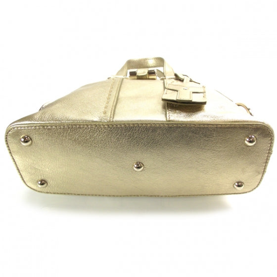 Leather Mini Muse Gold