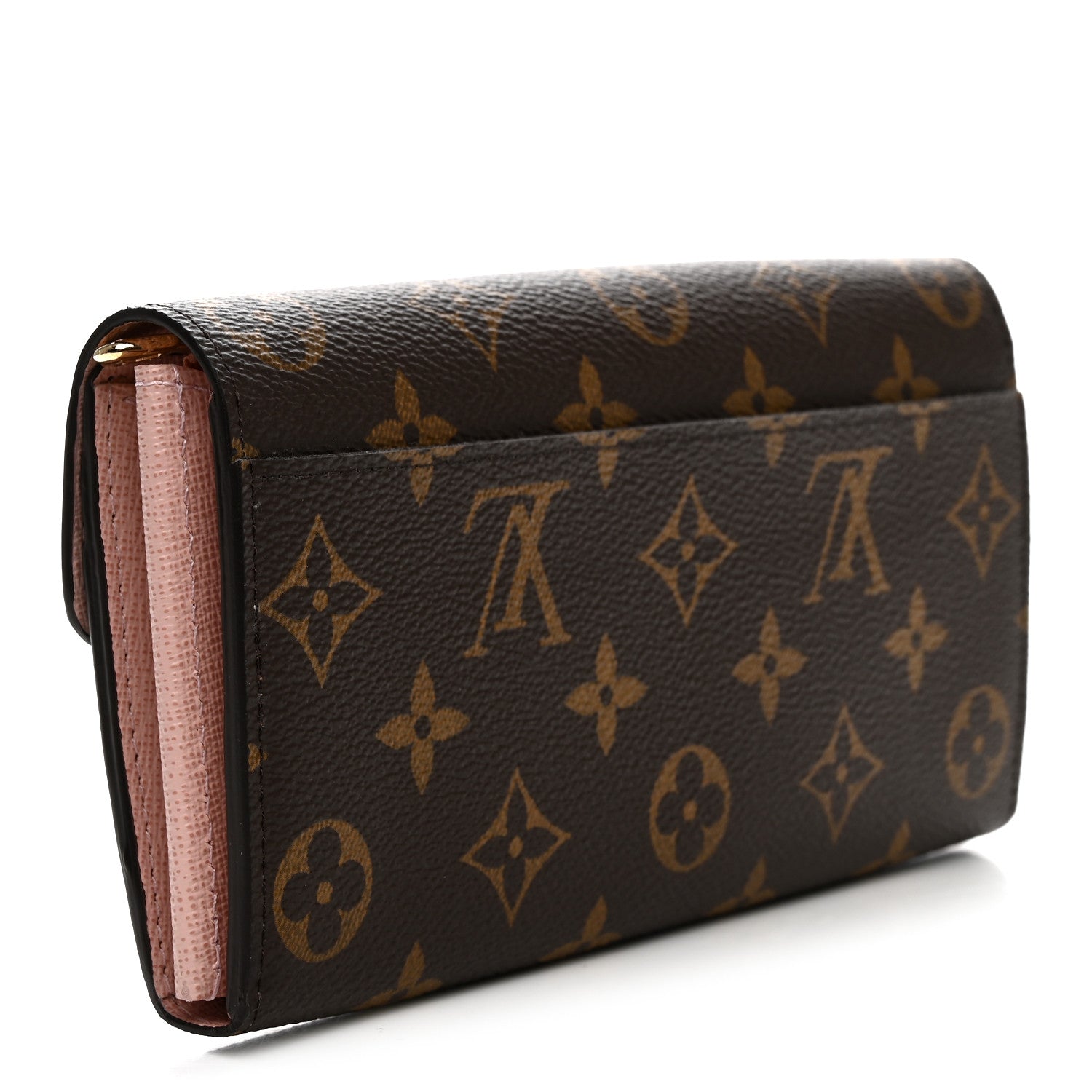Louis Vuitton Monogram Sarah Wallet NM Rose Ballerine 3 of 6