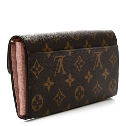 Louis Vuitton Monogram Sarah Wallet NM Rose Ballerine 3 of 6