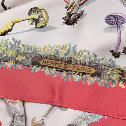 Hermes Silk Champignons Scarf 90 4 of 4