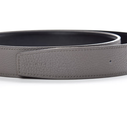 Hermes Box Togo 32mm Belt Strap 90 Etain Black 3 of 6