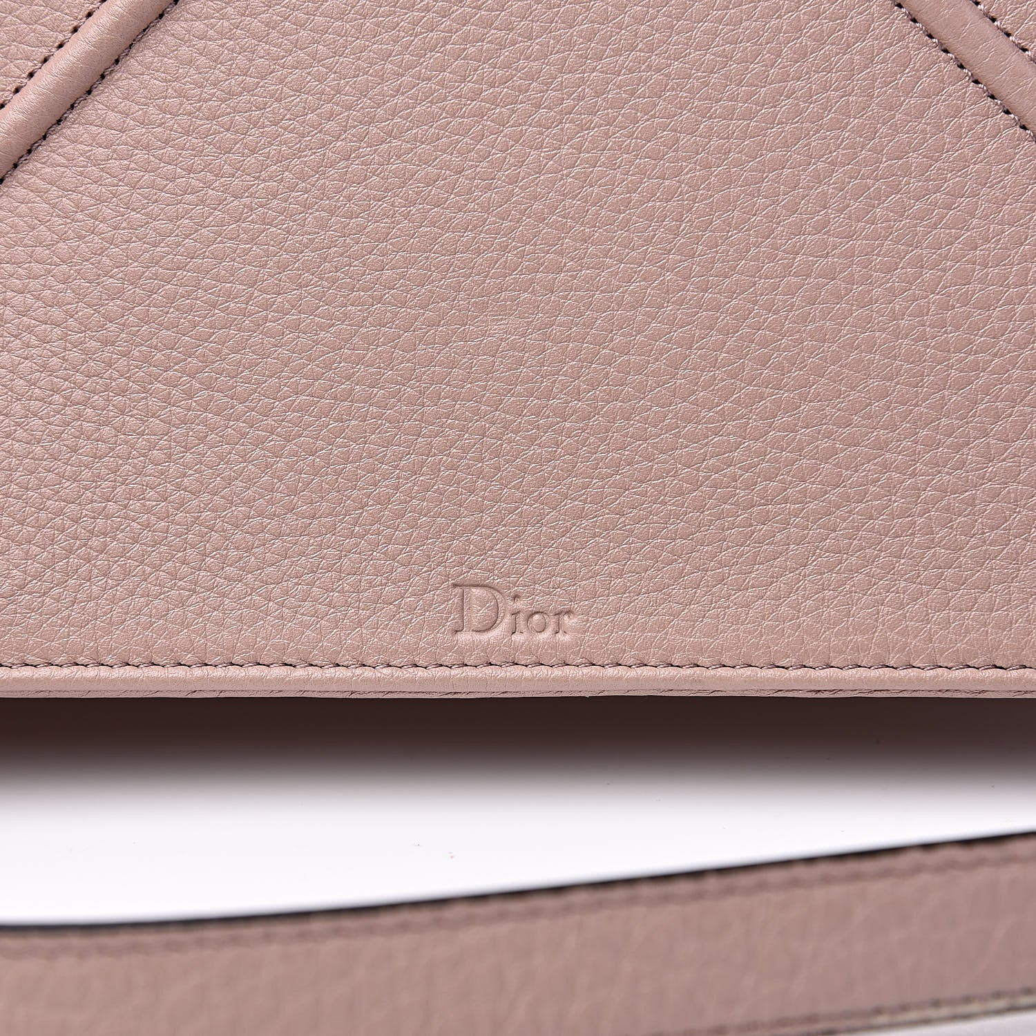Christian Dior Grained Calfskin Medium Diorama Flap Bag Nude 6 of 14