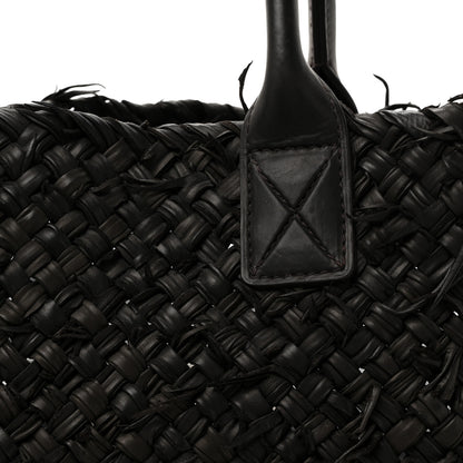 Bottega Veneta Chevre Intrecciato Fringe Netted Medium Cabat Tote 8 of 12