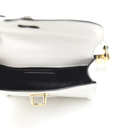 Prada City Calfskin Small Belle Top Handle Bag Bianco 7 of 11