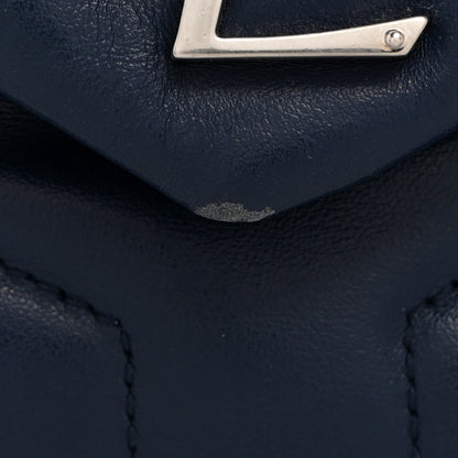 Saint Laurent Calfskin Y Quilted Monogram Small Loulou Chain Satchel Denim Blue 16 of 16