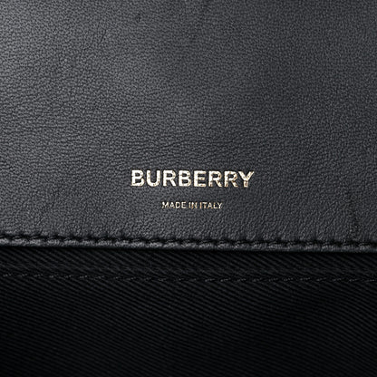 Burberry Lambskin Quilted Small Lola Bag White Black 6 of 13