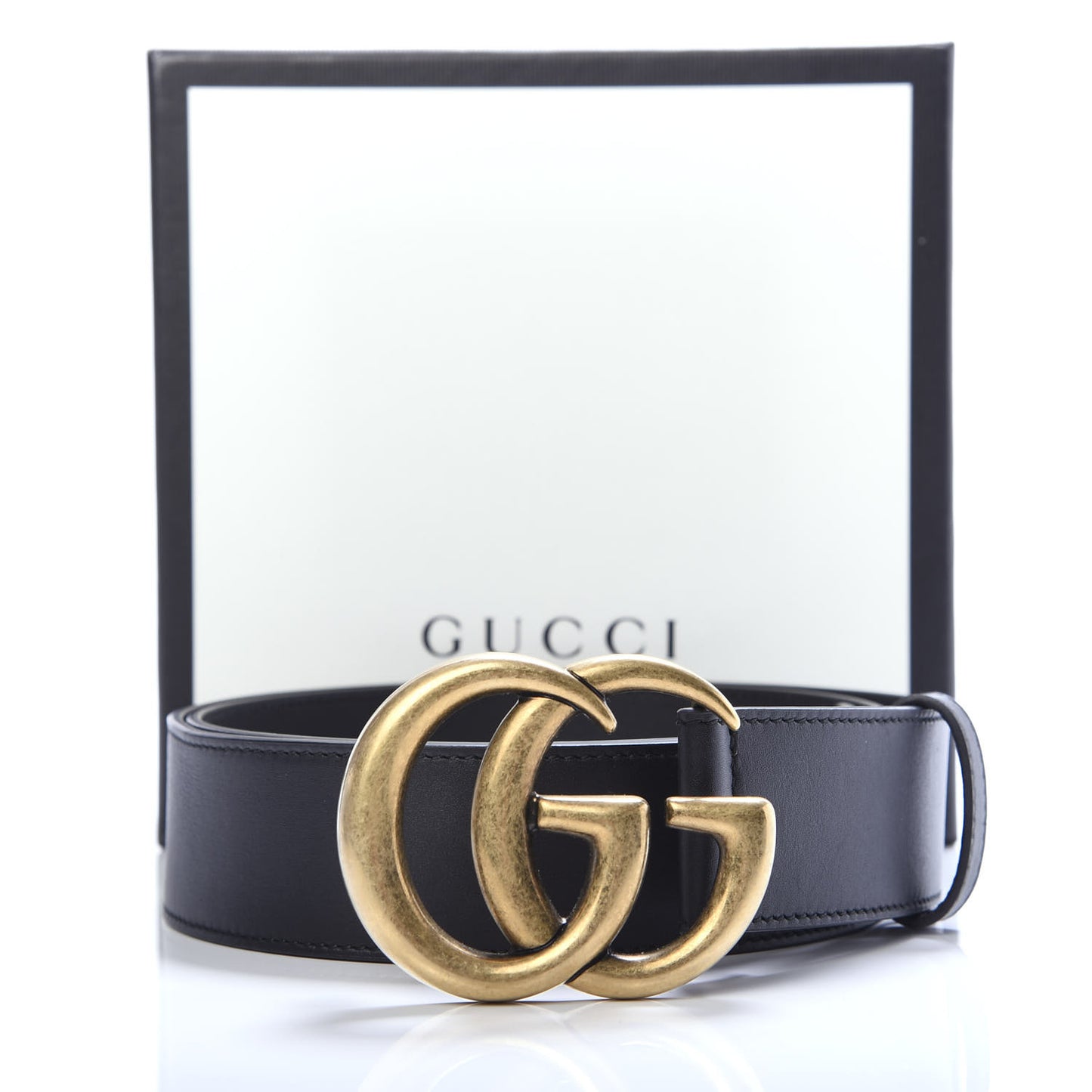Calfskin Double G 40mm Belt 90 36 Black