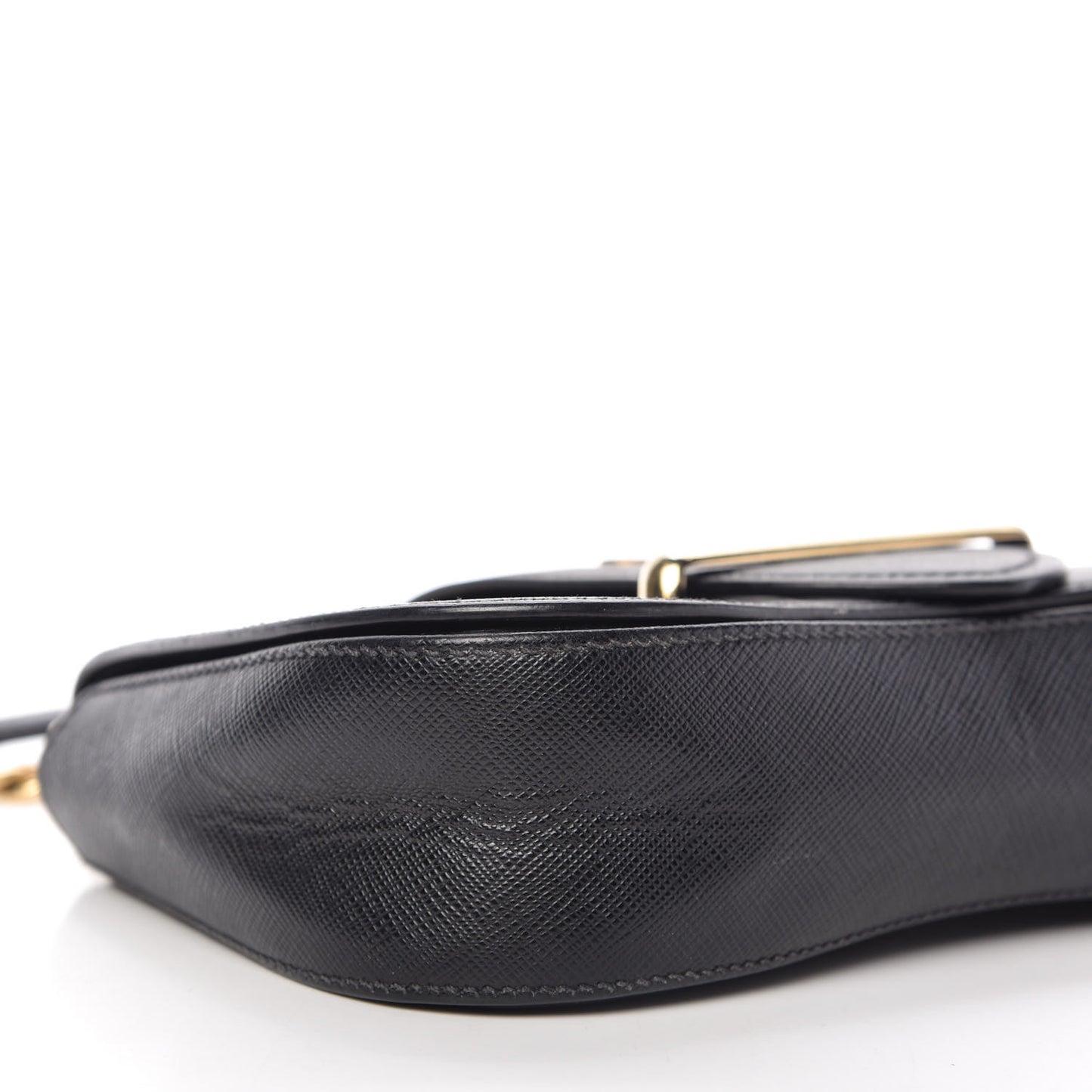 City Calfskin Saffiano Mini Sidonie Bag Black