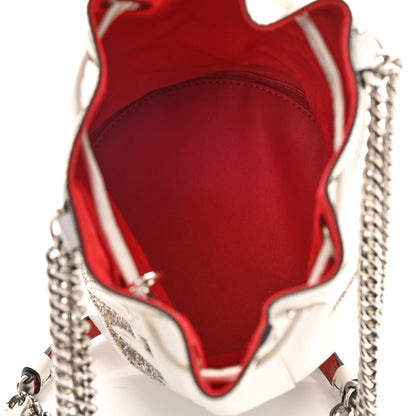 Christian Louboutin Calfskin Marie Jane Bucket White 5 of 9