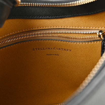 Stella McCartney Eco Alter Nappa Perforated Logo Small Shoulder Bag Black 6 of 11