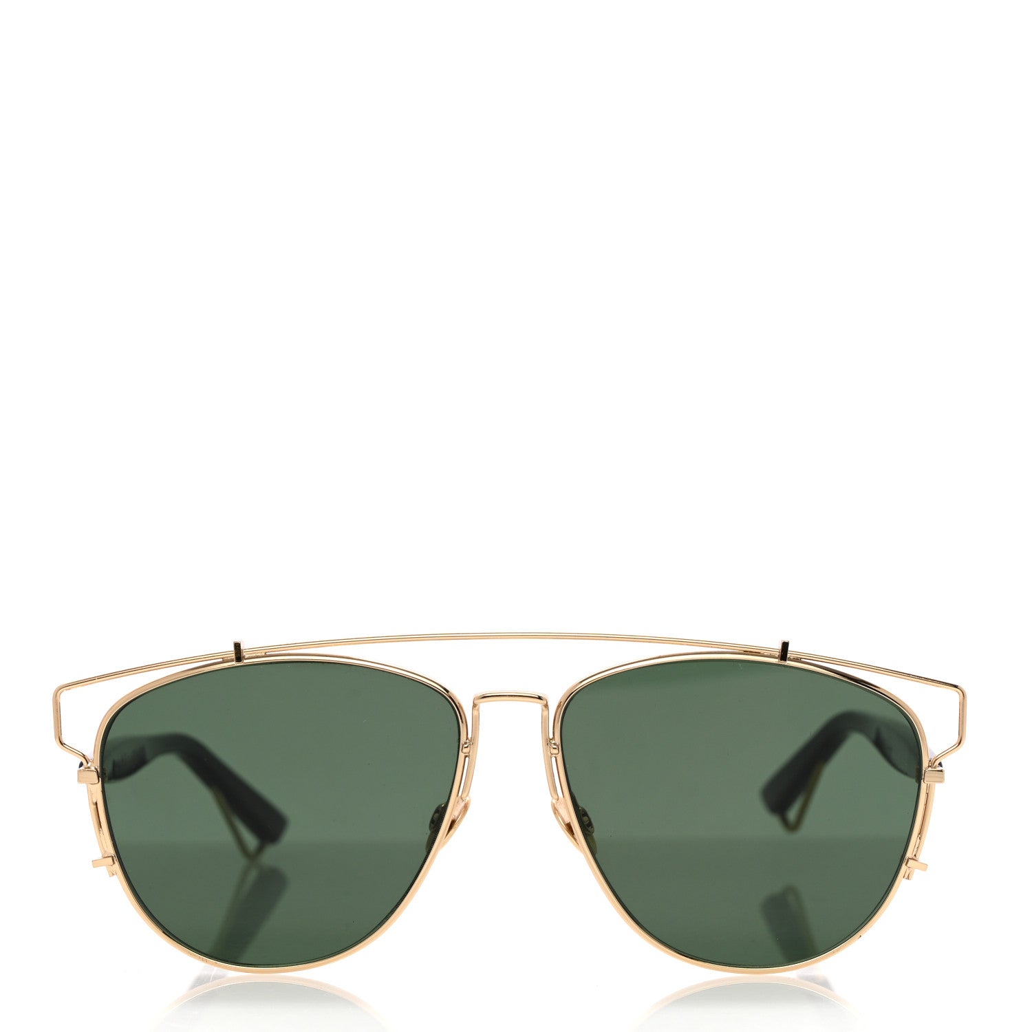 Christian Dior Technologic Sunglasses Gold Blue 2 of 10