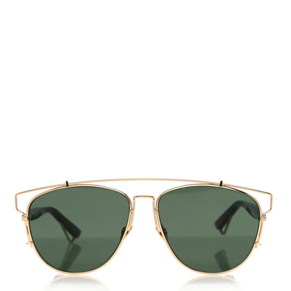 Christian Dior Technologic Sunglasses Gold Blue 2 of 10