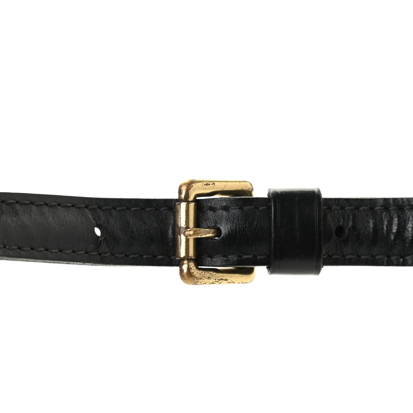 Calfskin 16mm Adjustable Shoulder Strap Black