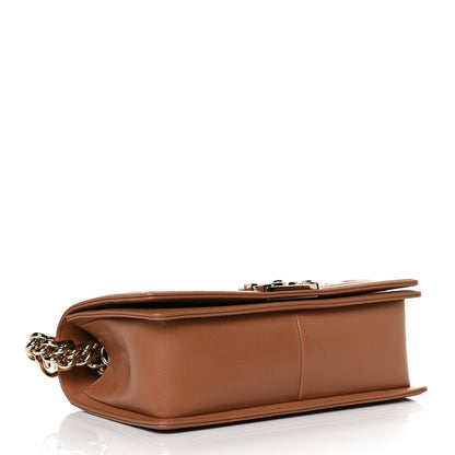 Chanel Caviar Quilted Medium Boy Flap Brown 3 of 12