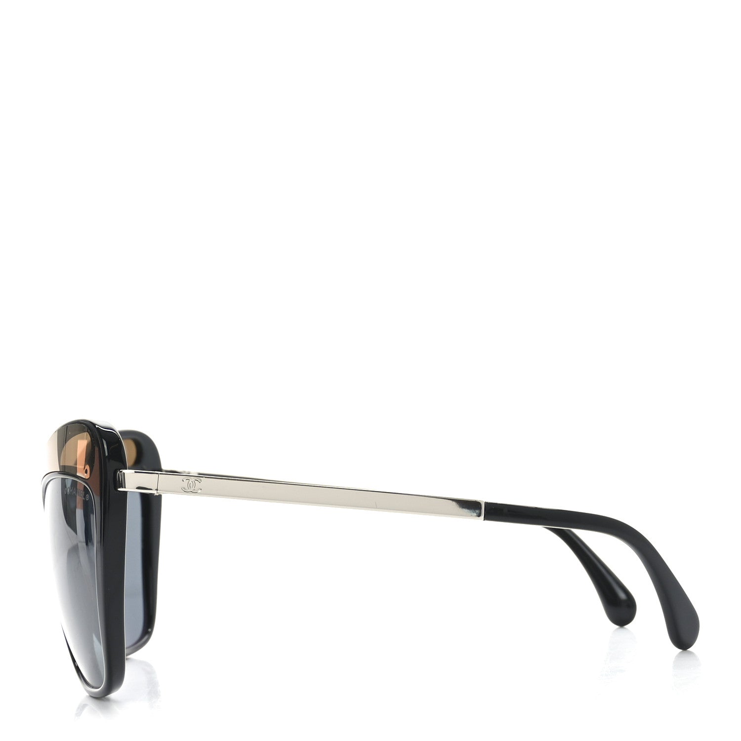 Chanel Acetate Butterfly Sunglasses 5377 Black Grey 3 of 7