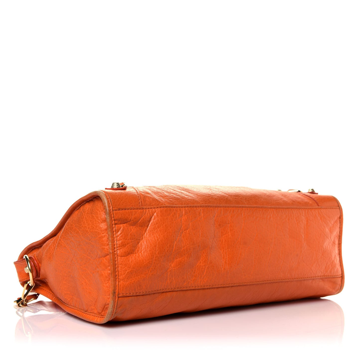 Agneau Giant 12 Gold Hardware City Tangerine