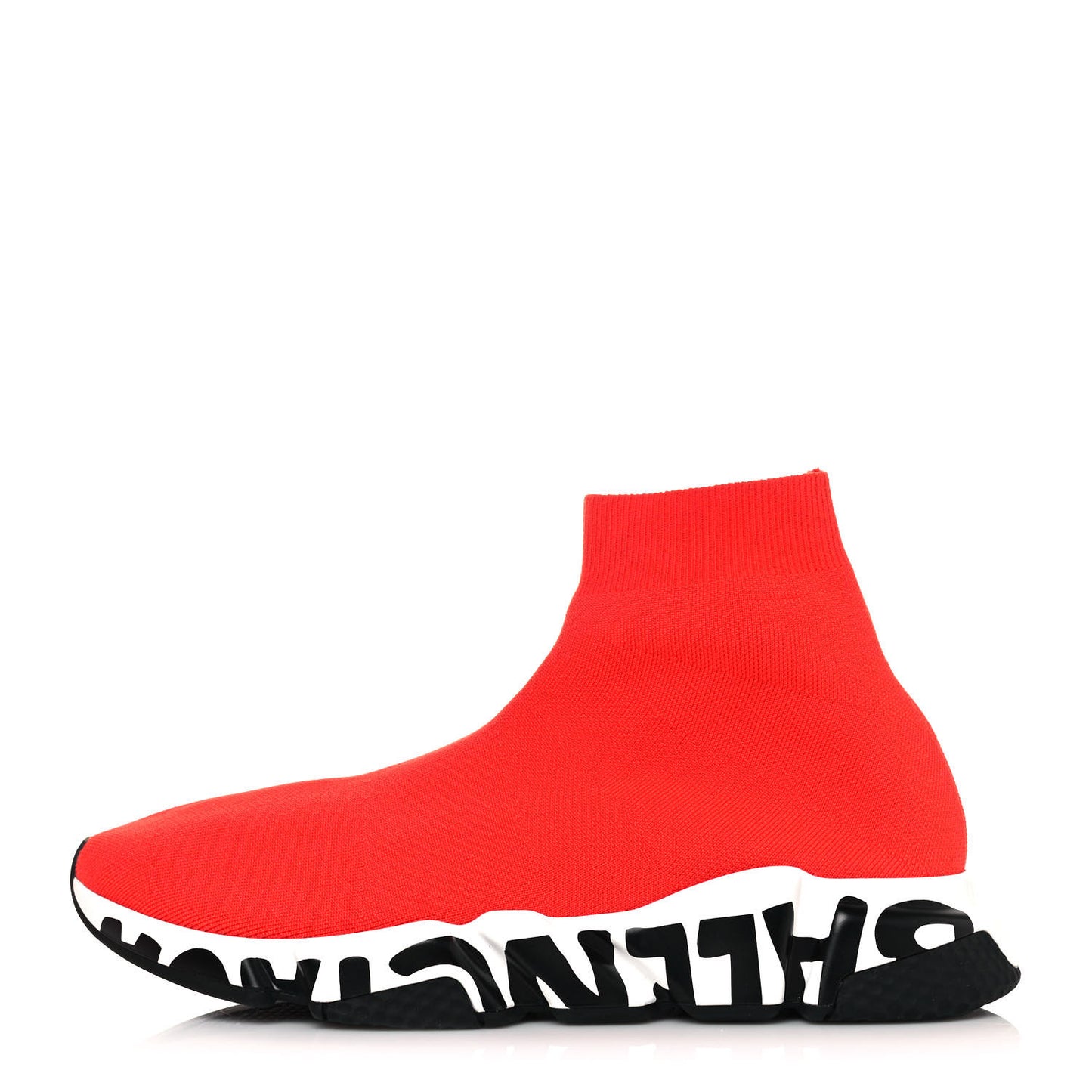 Neoprene Knit Mens Speed Graffiti Sneakers 43 Red White Black