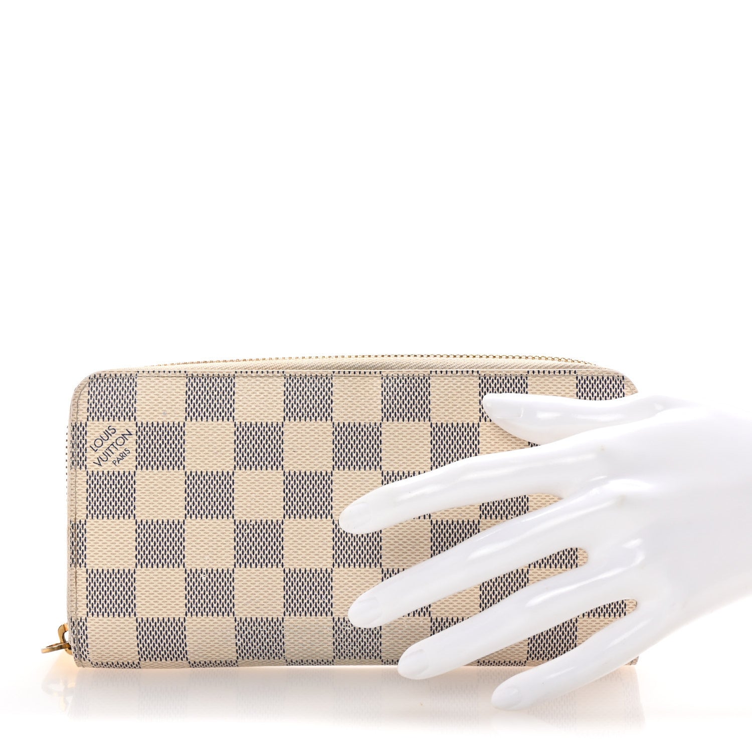 Louis Vuitton Damier Azur Zippy Wallet 2 of 6