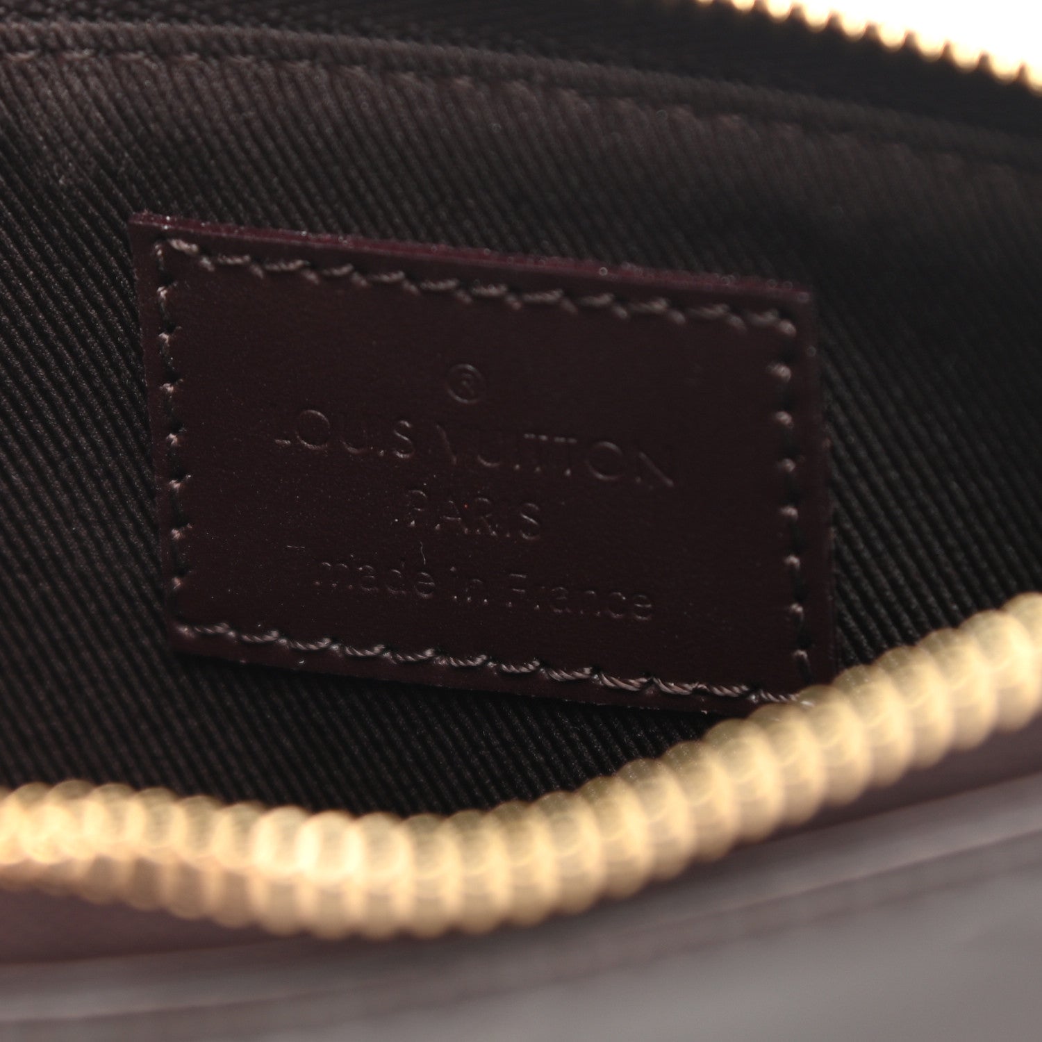 Louis Vuitton Vernis Monogram Mini Pochette Accessories Amarante 6 of 6