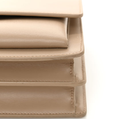 Saint Laurent Calfskin Medium Monogram Sunset Dark Beige 11 of 13